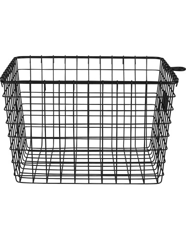 Cesta de Almacenamiento de Alambre Spectrum Mediana Negra