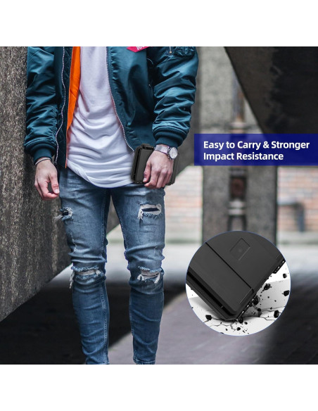 Caja de Almacenamiento Bheddi para 3 Tarjetas Calificadas - Impermeable Caja de Almacenamiento Bheddi para 3 Tarjetas Calificadas - Impermeable