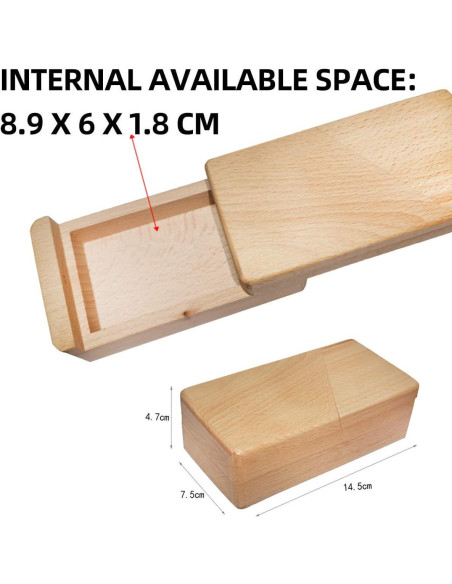 Caja de Rompecabezas 3D de Madera DC-BEAUTIFUL - Juguete Ingenio Caja de Rompecabezas 3D de Madera DC-BEAUTIFUL - Juguete Ingenio
