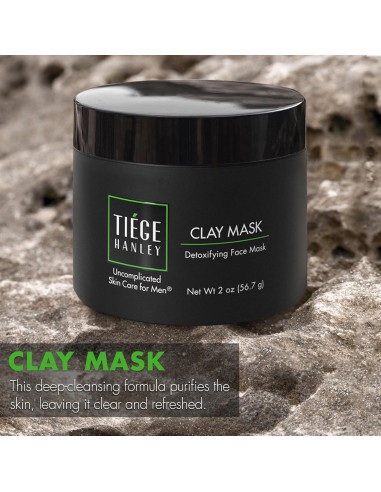 Mascarilla Facial Detoxificante Tiege Hanley 2oz - Carbón y Arcilla