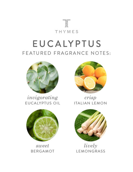 Juego de viaje Thymes Eucalipto - Gel, loción y crema de manos Juego de viaje Thymes Eucalipto - Gel, loción y crema de manos