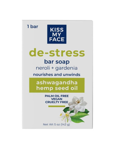 Jabón de Barra Desestresante Kiss My Face 142g Neroli Gardenia