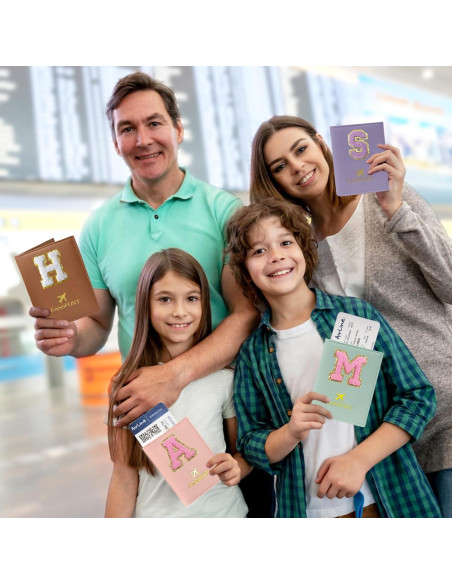Funda de Pasaporte y Etiqueta de Equipaje COSHAYSOO Negra Funda de Pasaporte y Etiqueta de Equipaje COSHAYSOO Negra