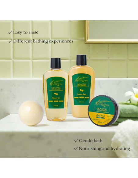 Kit de Spa de Regalo Saint Roy 13 Piezas Eucalipto y Menta Kit de Spa de Regalo Saint Roy 13 Piezas Eucalipto y Menta