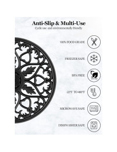 SMARTAKE 6 Tapetes de Silicona Antideslizantes para Cocina 2
