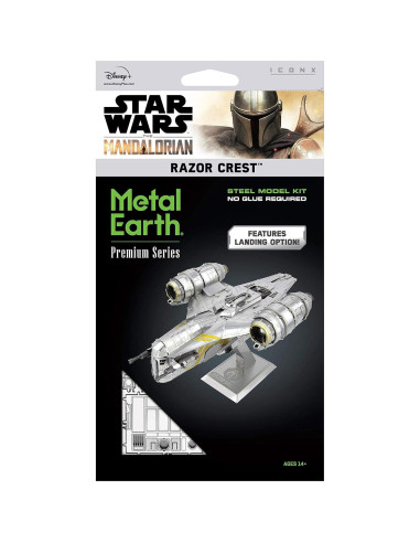 Kit de Modelo 3D Metal Earth Star Wars Razor Crest 14 cm