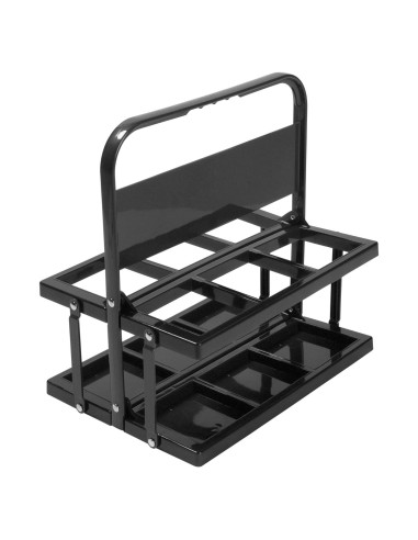 Transportador de Botellas de Agua Plegable Champion Sports Negro