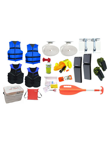 Kit de Inicio PWC Parts para Barcos con Chalecos y Accesorios