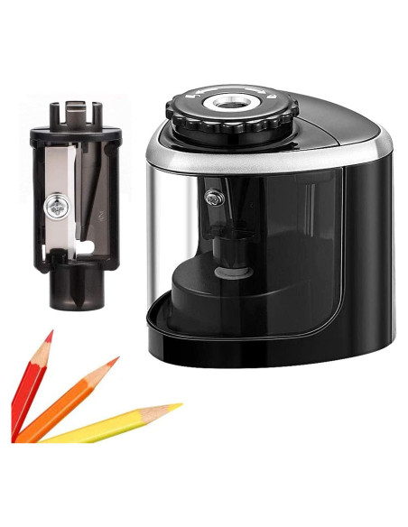 Sacapuntas Eléctrico Aogwat Negro Automático para Lápices Sacapuntas Eléctrico Aogwat Negro Automático para Lápices