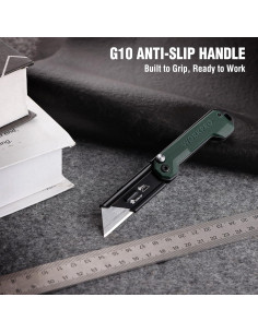 Cuchillo Utility Plegable WORKPRO G10 3 Paquetes 8.26 cm 2