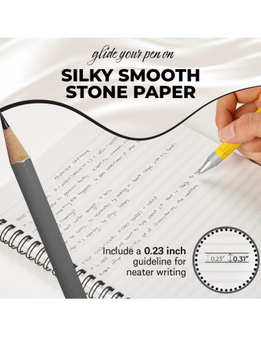 Cuaderno Espiral GAK. Papel de Piedra Impermeable 14.7x21 cm