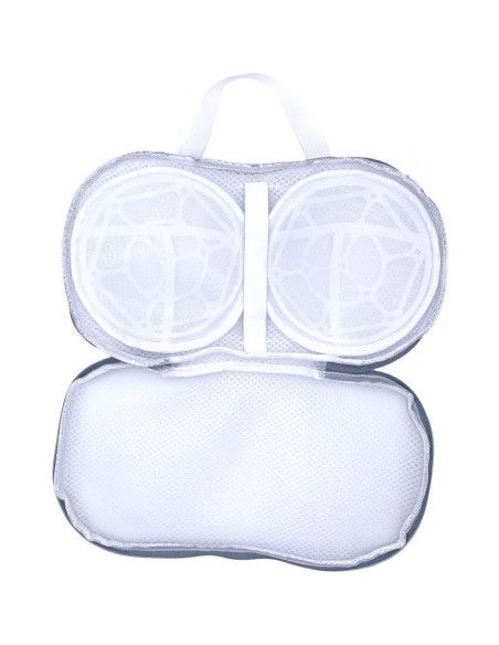 Bolsas de Lavado de Sujetadores Bituinra 2PCS Malla 3D Gris Bolsas de Lavado de Sujetadores Bituinra 2PCS Malla 3D Gris