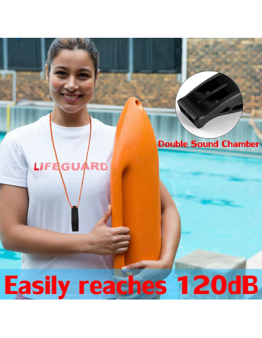 Silbato de Emergencia Hipat Flotante 120 dB para Navegación