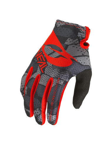 Guante O'NEAL Matrix Camo Negro/Rojo Talla 9