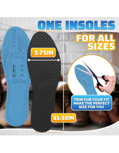 Insertos Universales Ultra Finos para Zapatos - 3 Pares de Lana 2