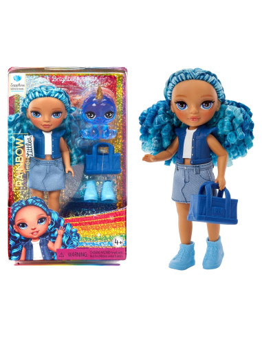 Muñeca Rainbow High Littles Sapphire Bradshaw 12.1 cm con Mascota