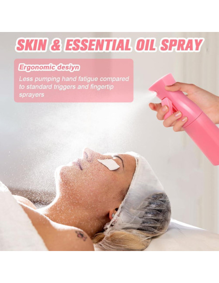 Botella de Spray Continua XSBAIHUO 200ml Rosa Reutilizable Botella de Spray Continua XSBAIHUO 200ml Rosa Reutilizable