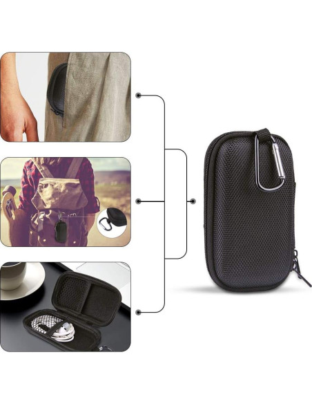 Funda Dura EVA HOOTEK para Reproductor MP3 y Accesorios - 2 Pack Funda Dura EVA HOOTEK para Reproductor MP3 y Accesorios - 2 Pack