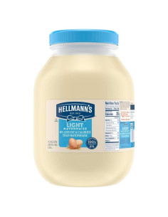 Mayonesa Ligera Hellmann's 3.78L Sin Gluten, 40 Calorías