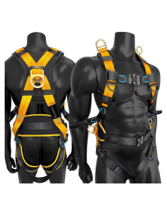 Arnés de Seguridad Completo Poliester Negro X-Large