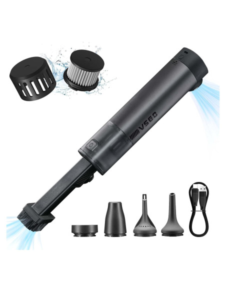 Aspiradora de Coche Inalámbrica VSGO V-EB02-S1E 17000Pa 5 en 1 Aspiradora de Coche Inalámbrica VSGO V-EB02-S1E 17000Pa 5 en 1