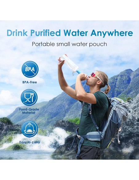 Filtro de Agua Gravity Waterdrop WD-FSBUL 5 Etapas 1.5 L Filtro de Agua Gravity Waterdrop WD-FSBUL 5 Etapas 1.5 L