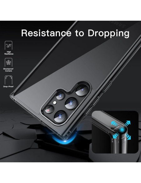 Funda JETech para Samsung Galaxy S22 Ultra 5G Antigolpes Negra Funda JETech para Samsung Galaxy S22 Ultra 5G Antigolpes Negra