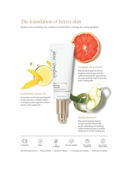 Crema BB Glow Time Pro Jane Iredale SPF 25 76.8g Crema BB Glow Time Pro Jane Iredale SPF 25 76.8g