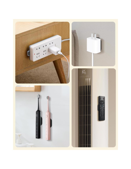 Soporte Magnético para Control Remoto 6 Paquetes Amazyc Negro Soporte Magnético para Control Remoto 6 Paquetes Amazyc Negro