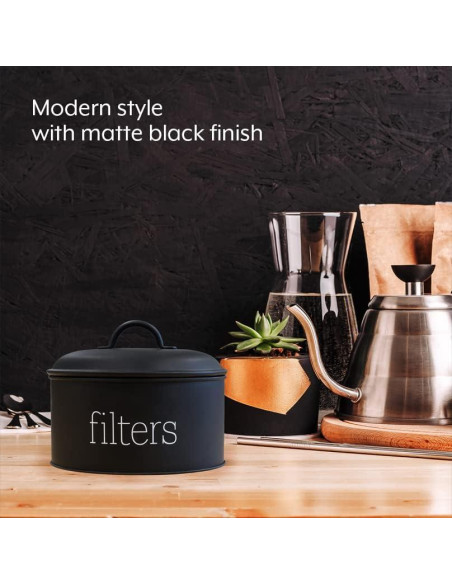 Soporte para Filtros de Café AuldHome Negro 15.24cm x 17.78cm Soporte para Filtros de Café AuldHome Negro 15.24cm x 17.78cm