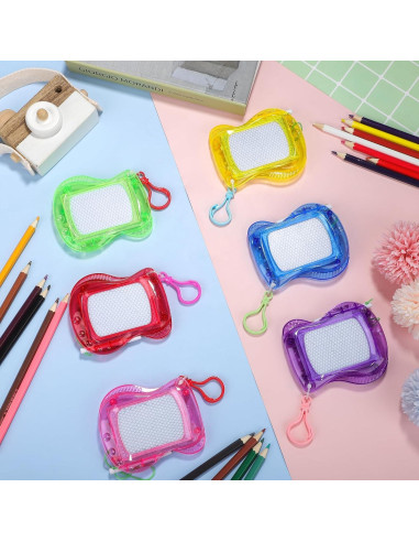 Set de 6 Mini Pizarras Magnéticas Aodaer 10x8.4 cm