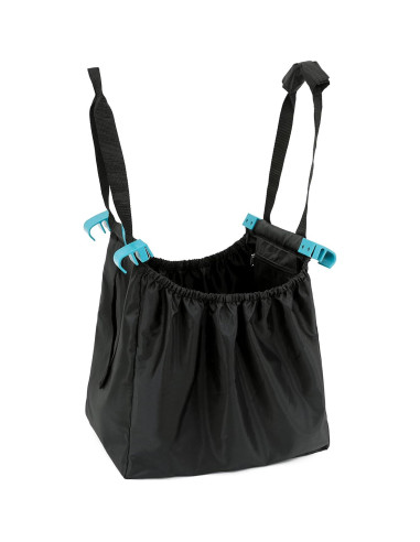 Paquete de 3 Bolsas Reutilizables Ecológicas con Clips - Negro