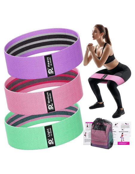 Bandas de Resistencia JIN BD para Caderas y Piernas - 3 Niveles Bandas de Resistencia JIN BD para Caderas y Piernas - 3 Niveles