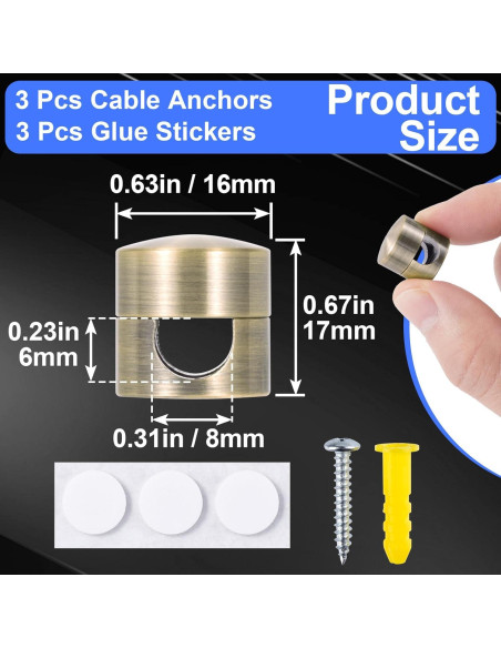 3 Soportes Ajustables para Cargadores Cobre Antiguo SmallCat 3 Soportes Ajustables para Cargadores Cobre Antiguo SmallCat