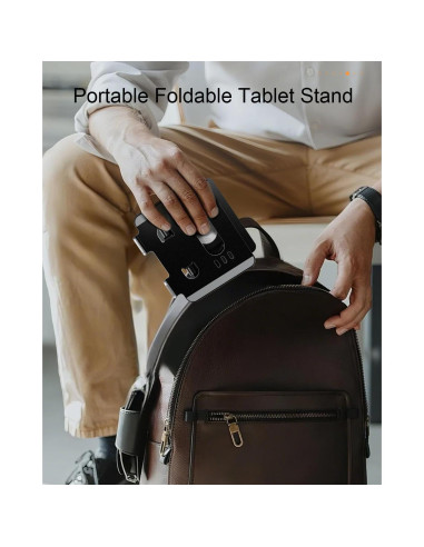 Soporte para Tablet Ajustable Orlian ST06 Negro 360 Rotativo