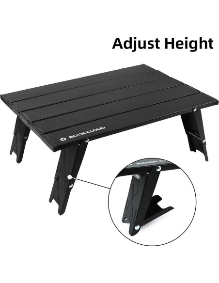 Mesa de Playa Plegable ROCK CLOUD Portátil Ajustable 0.68 kg Mesa de Playa Plegable ROCK CLOUD Portátil Ajustable 0.68 kg