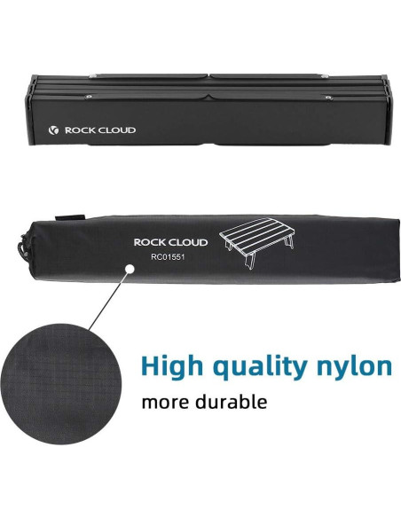 Mesa de Playa Plegable ROCK CLOUD Portátil Ajustable 0.68 kg Mesa de Playa Plegable ROCK CLOUD Portátil Ajustable 0.68 kg