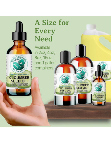 Aceite de Semilla de Pepino Bella Terra 59 ml - Hidratante Piel