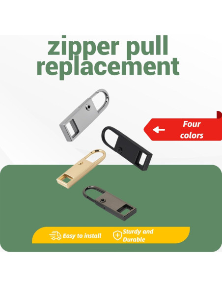 Tiradores de Cremallera BagHeiyy 8 Pcs Metal Gancho 36mm 30mm Tiradores de Cremallera BagHeiyy 8 Pcs Metal Gancho 36mm 30mm