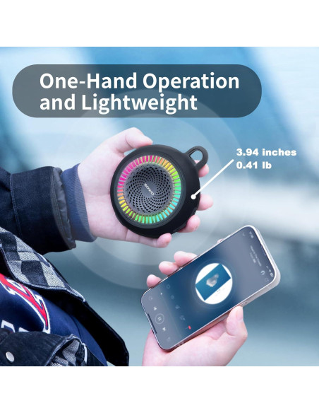 Altavoz Bluetooth SOWO SOUNDWAVE MINI Impermeable 12.2 cm Altavoz Bluetooth SOWO SOUNDWAVE MINI Impermeable 12.2 cm