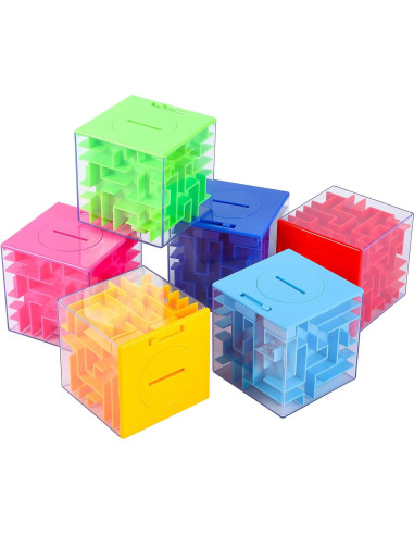 Caja de rompecabezas de dinero Twister.CK 6PCS divertida