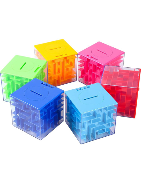 Caja de rompecabezas de dinero Twister.CK 6PCS divertida Caja de rompecabezas de dinero Twister.CK 6PCS divertida