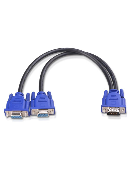 Cable Divisor VGA 1ft Cable Matters para Duplicar Pantallas Cable Divisor VGA 1ft Cable Matters para Duplicar Pantallas