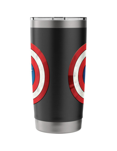 Taza Aislada Marvel Capitán América Acero Inoxidable 591 ml