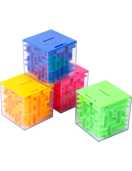 Caja de rompecabezas de dinero Twister.CK 6PCS divertida Caja de rompecabezas de dinero Twister.CK 6PCS divertida
