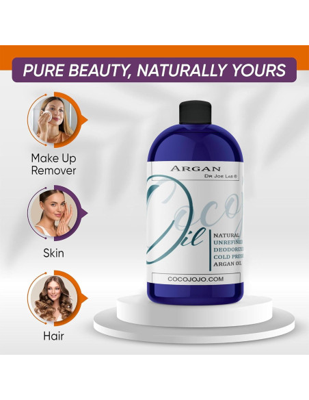 Aceite de Argán Orgánico Dr Joe Lab 236ml - Hidratante Piel y Cabello Aceite de Argán Orgánico Dr Joe Lab 236ml - Hidratante Piel y Cabello