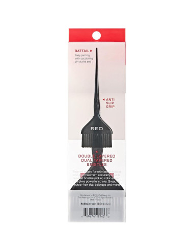 Cepillo de Tinte Profesional RED by Kiss - Doble Punta Grande