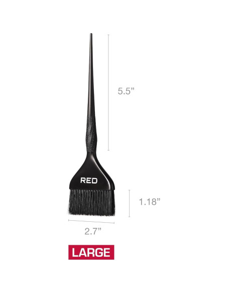 Cepillo de Tinte Profesional RED by Kiss - Doble Punta Grande Cepillo de Tinte Profesional RED by Kiss - Doble Punta Grande