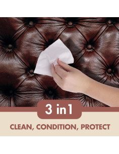 Toallitas de Cuero Swanky - 30 Unidades, Limpieza y Acondicionamiento 2