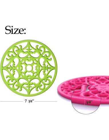 Alfombrillas de Silicona ME.FAN 3 Pcs Antideslizantes 19.7 cm